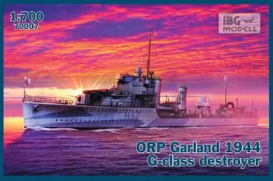 Ibg, ORP Garland 1944 G-class Niszczyciel, model do sklejania