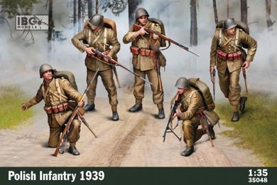 IBG, Polish Infantry 1939, figurki do malowania, 1:35