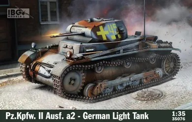 IBG, Pz.Kpfw II Ausf. a2 niemiecki czołg lekki, model do składania, 1:35