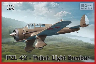 IBG, PZL 42 Polish Light bomber, model plastikowy do sklejania