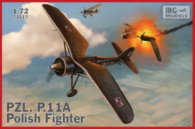 Ibg, PZL P.11a, model, 1:72