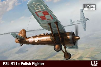 Ibg, PZL P.11c Polish Fighter Plane, model do sklejania