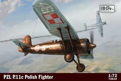 Ibg, PZL P.11c Polish Fighter Plane, model do sklejania