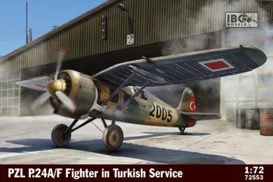 IBG, PZL P.24A/F Fighter in Turkish Service, model do sklejania, 1:72