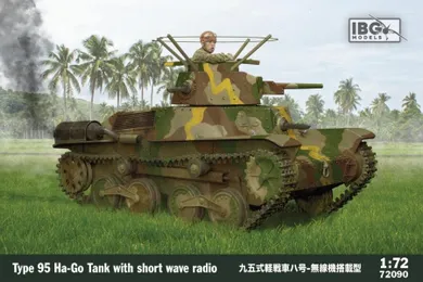 IBG, Type 95 Ha-Go Japanse Tank with short wave, model do sklejania, 1:72