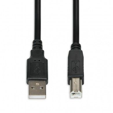 Ibox, kabel USB 2.0 Typu A M - USB 2.0 Typu B M, 3m, czarny