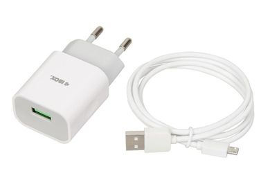 iBox, ładowarka sieciowa, C-41, USB-2A, 1xUSB, kabel MicroUSB