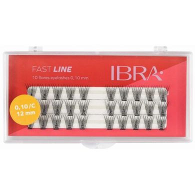 Ibra, fast line, kępki rzęs, 010/, 12 mm