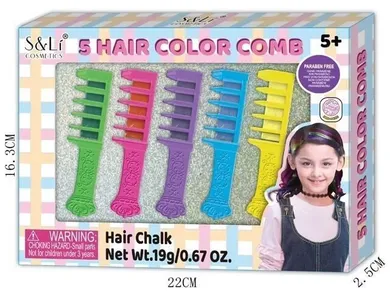 Icom, farbki do włosów, 5 grzebyczków koloryzujących