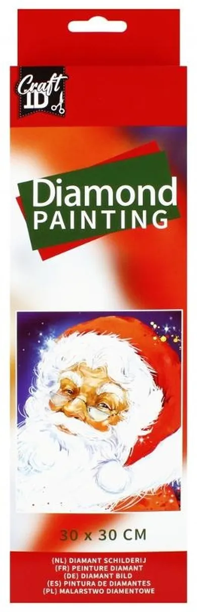 Icom, mozaika diamentowa, Święty Mikołaj, 30-30 cm