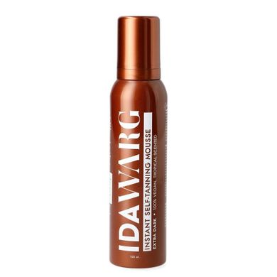 Ida Warg, Instant Self-Tanning Mousse, samoopalacz w musie do ciała, extra dark, 150 ml