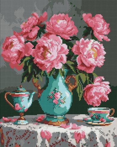 Ideyka, diamentowa mozaika, Delikatne kolory, 40-50 cm