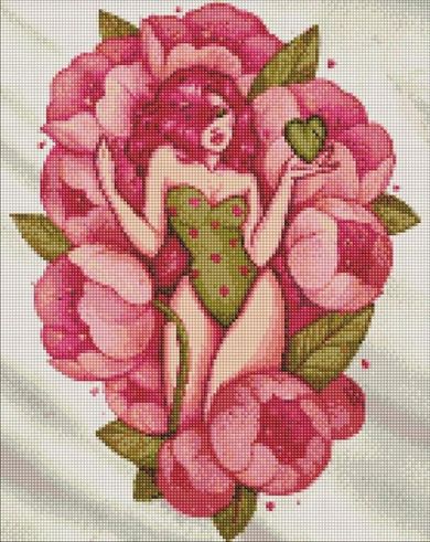 Ideyka, diamentowa mozaika, Delikatność wiosny, 40-50 cm