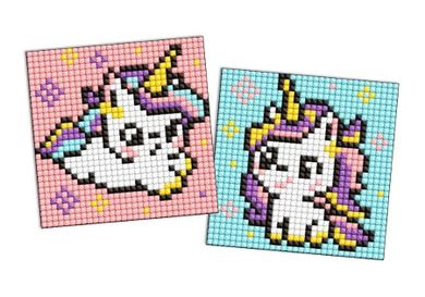 Ideyka, diamentowa mozaika na magnes, Dwa jednorożce