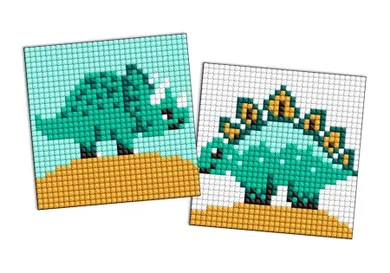 Ideyka, diamentowa mozaika na naklejce, Dinozaur 3