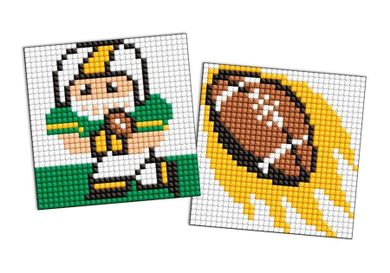 Ideyka, diamentowa mozaika na naklejce, Futbol amerykański