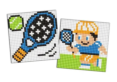 Ideyka, diamentowa mozaika na naklejce, Sport Tenis
