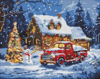 Ideyka, diamentowa mozaika, Noworoczne cuda, 40-50 cm