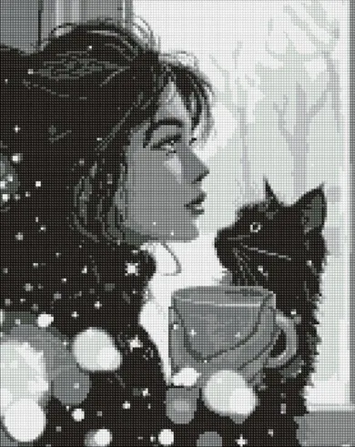 Ideyka, diamentowa mozaika, Poranna cisza, 40-50 cm