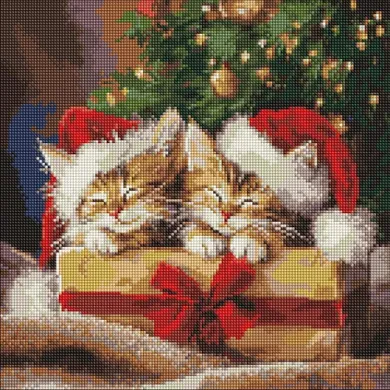 Ideyka, diamentowa mozaika, Puszyste prezenty, 40-40 cm