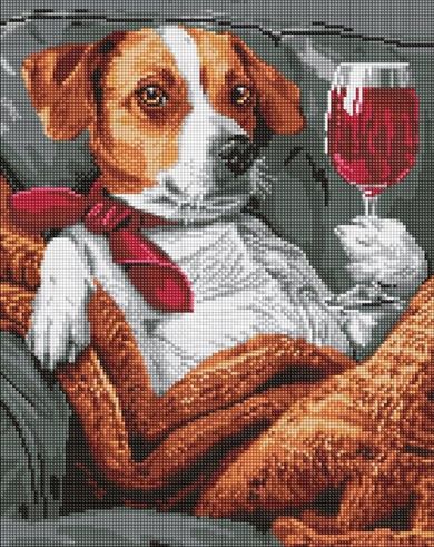 Ideyka, diamentowa mozaika, Puszysty degustator, 40-50 cm