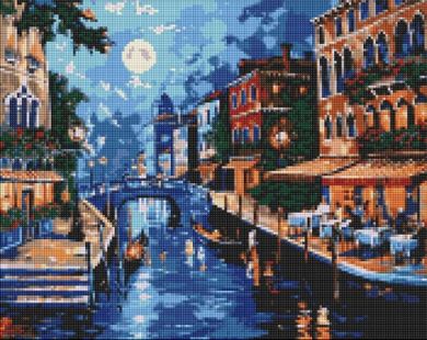 Ideyka, diamentowa mozaika, Romantyzm Włoch, 40-50 cm