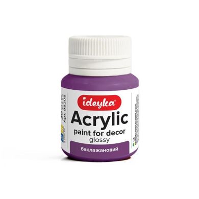 Ideyka, farba akrylowa, Bakłażan, 20 ml