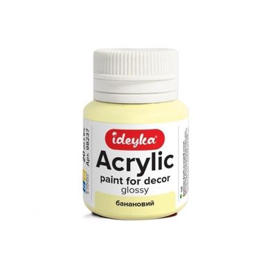 Ideyka, farba akrylowa, banan, 20 ml