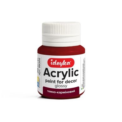 Ideyka, farba akrylowa, Ciemny karmin, 20 ml