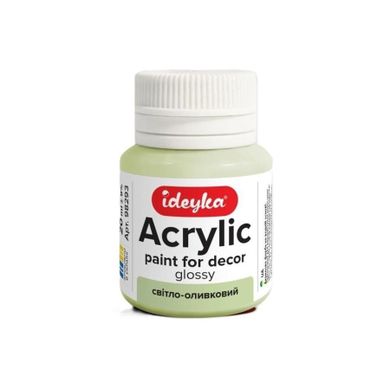 Ideyka, farba akrylowa, jasna oliwka, 20 ml
