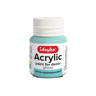 Ideyka, farba akrylowa, jasny akwamaryn, 20 ml