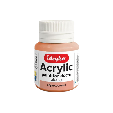 Ideyka, farba akrylowa, morela, 20 ml