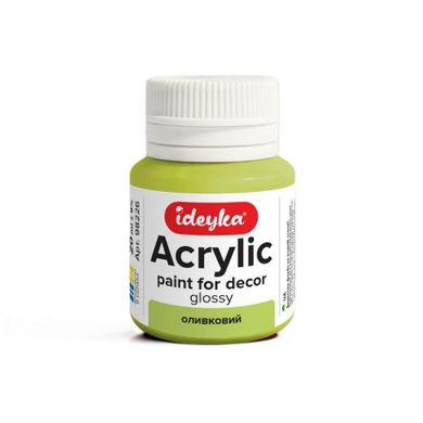 Ideyka, farba akrylowa, oliwkowa, 20 ml