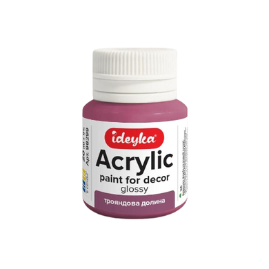 Ideyka, farba akrylowa, różowa dolina, 20 ml