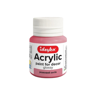 Ideyka, farba akrylowa, różowy antyk, 20 ml