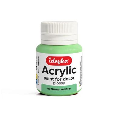 Ideyka, farba akrylowa, Wiosenna zieleń, 20 ml