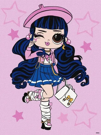 Ideyka, L.O.L. Surprise, malowanie po numerach, 30-40 cm