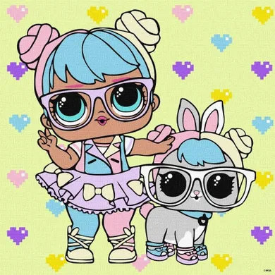 Ideyka, L.O.L. Surprise, malowanie po numerach, 40-40 cm