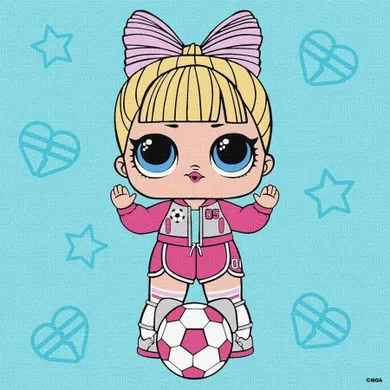 Ideyka, L.O.L. Surprise, malowanie po numerach, Game on