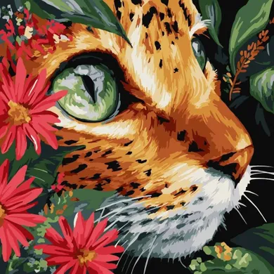 Ideyka, malowanie po numerach, Bezdenne oczy, 40-40 cm