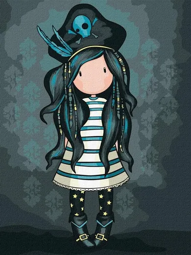 Ideyka, malowanie po numerach, Black Pearl Kids, 30-40 cm