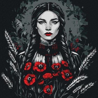 Ideyka, malowanie po numerach, Kobieca siła, 40-40 cm