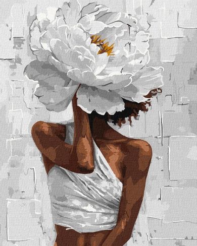 Ideyka, malowanie po numerach, Kwiatowy obraz metal, 40-50