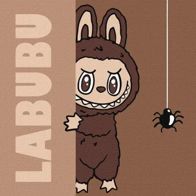 Ideyka, malowanie po numerach, Labubu: Zabawa w chowanego