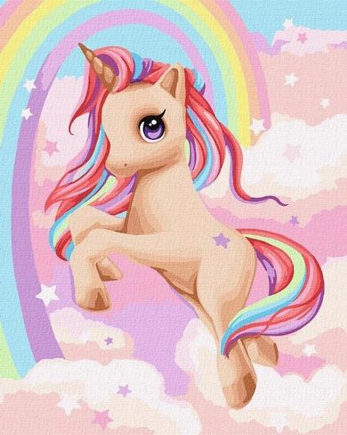 Ideyka, malowanie po numerach, Magiczny lot, 40-50 cm