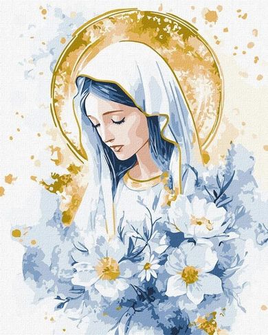 Ideyka, malowanie po numerach, Maryja Niebiańska, 40-50 cm