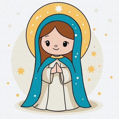 Ideyka, malowanie po numerach, Miłosierdzie, 25-25 cm