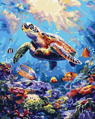 Ideyka, malowanie po numerach, Morski spokój, 40-50 cm