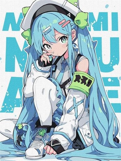 Ideyka, malowanie po numerach, Niezrównana dziewczyna