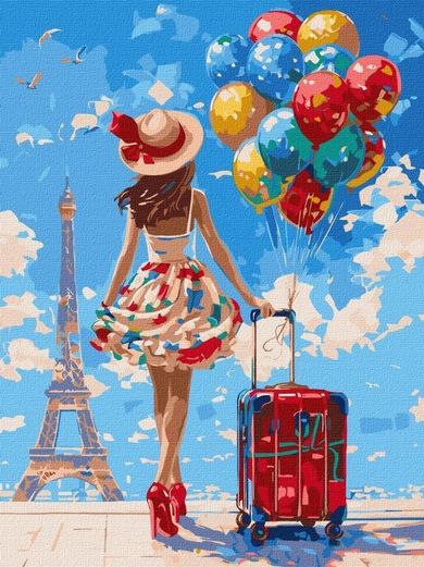 Ideyka, malowanie po numerach, Pierwsza podróż, 30-40 cm